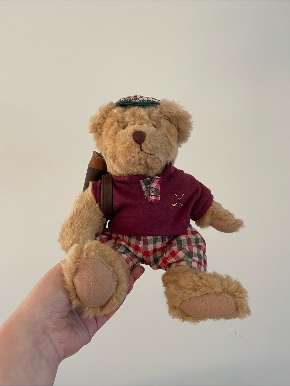 Vintage Golf Teddy Bear